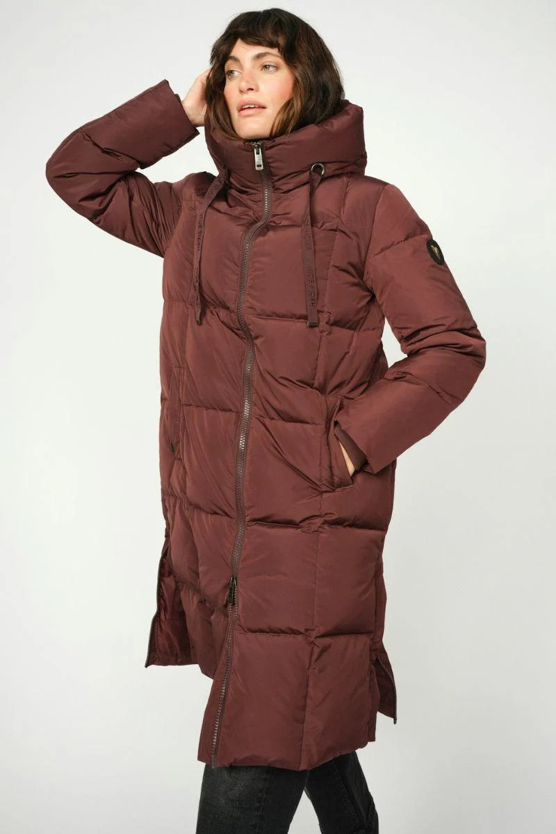 Nova Square Down Coat | Fudge | Jakke fra Mos Mosh