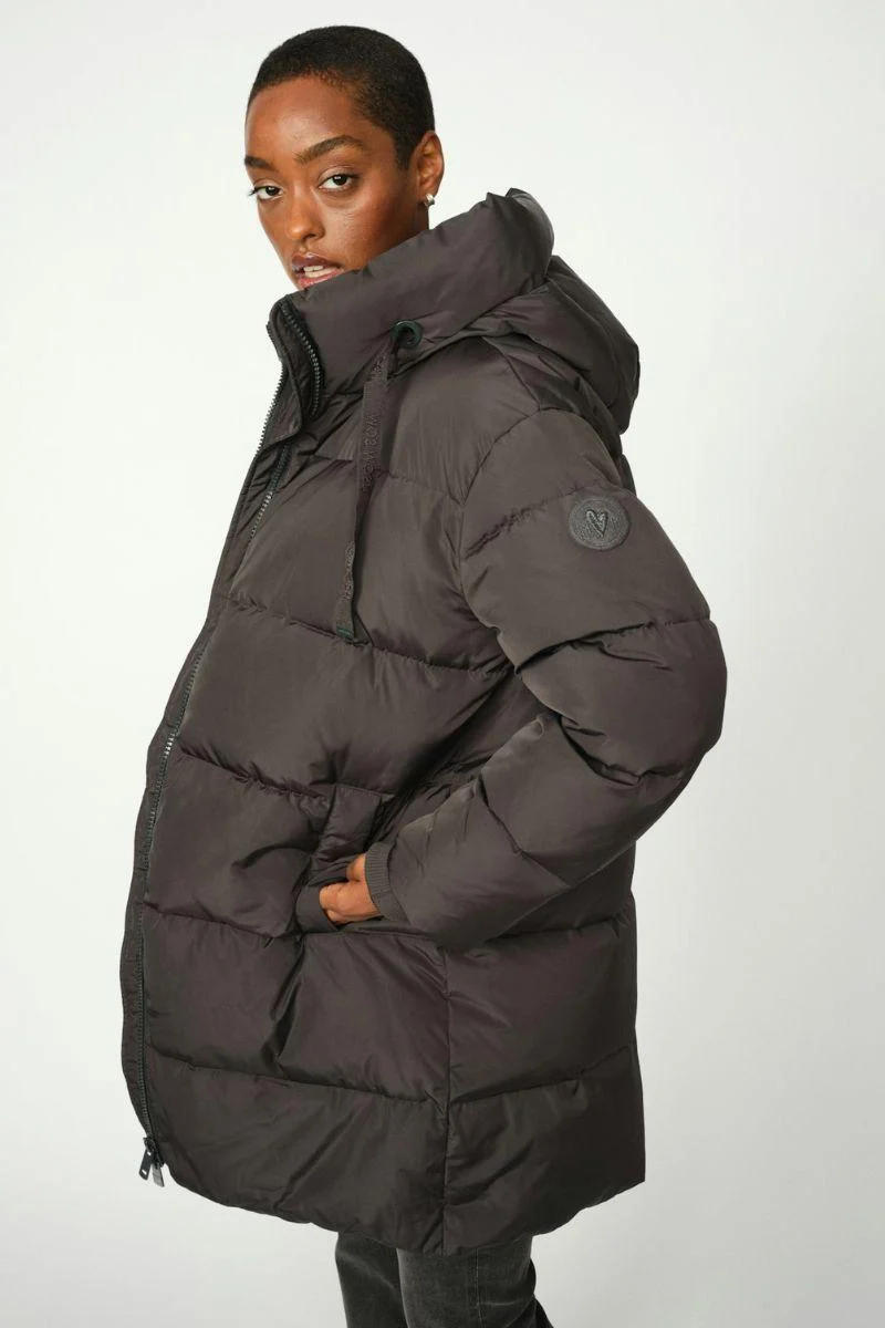 Nova Avon Down Jacket | Dark Grey | Jakke fra Mos Mosh