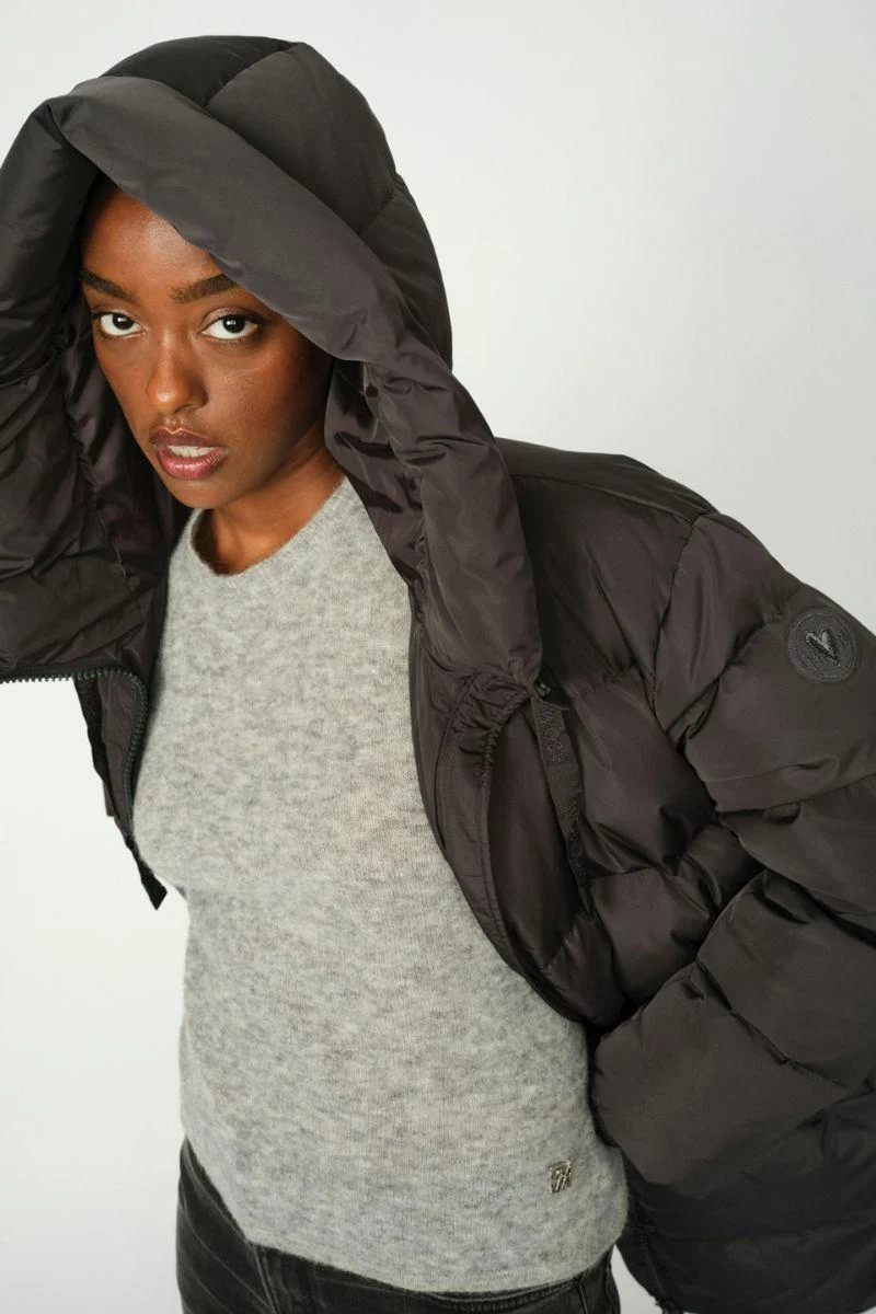 Nova Avon Down Jacket | Dark Grey | Jakke fra Mos Mosh