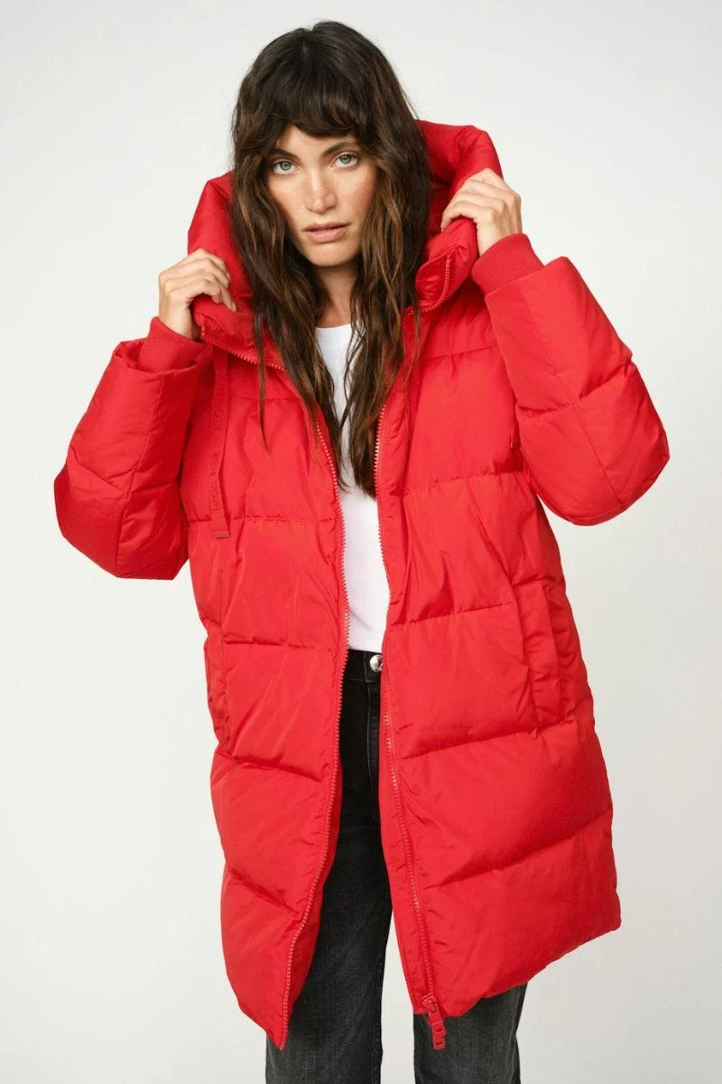 Nova Avon Down Jacket | Chinese Red | Jakke fra Mos Mosh