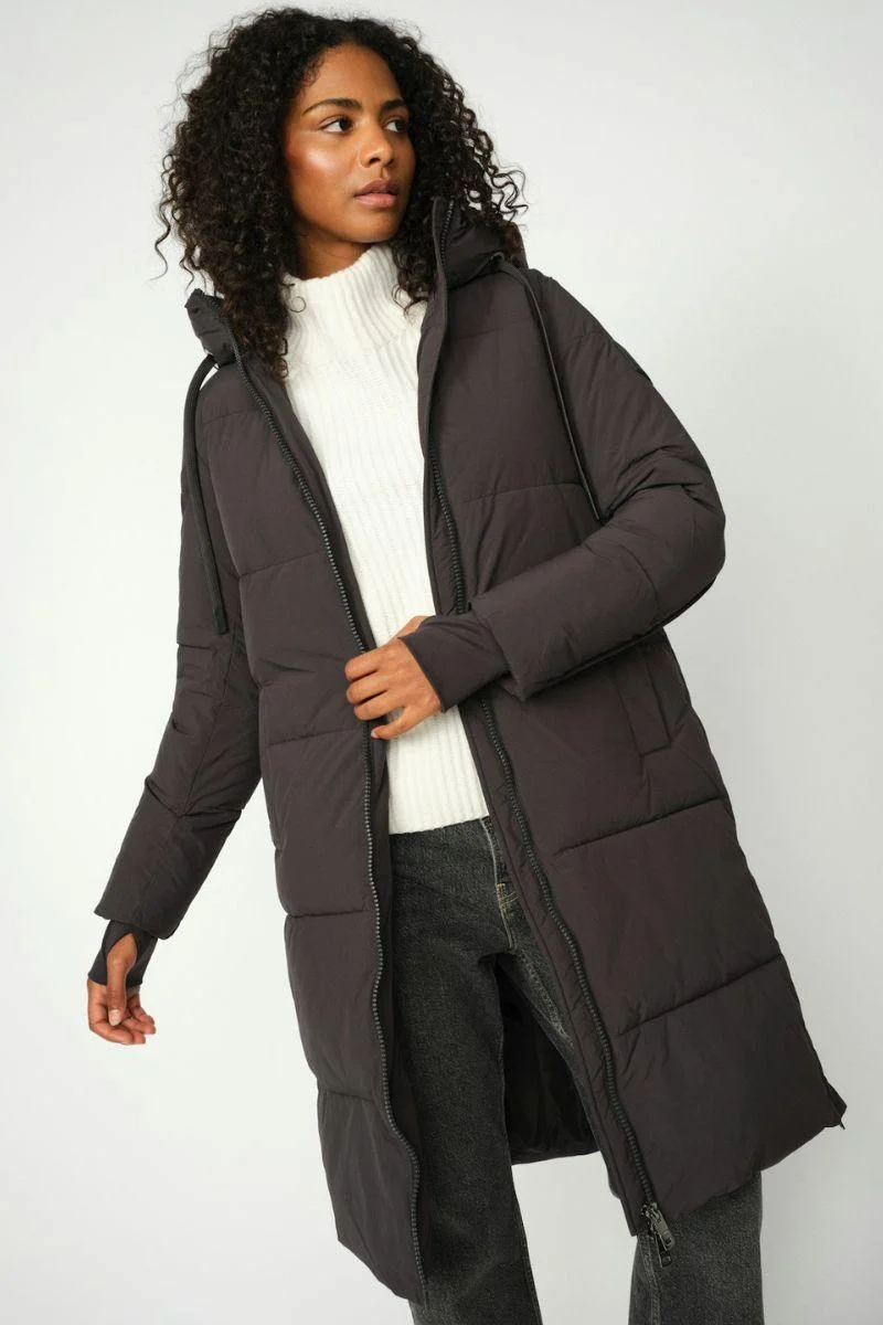 Ollie Terma Long Coat | Phantom | Jakke fra Mos Mosh