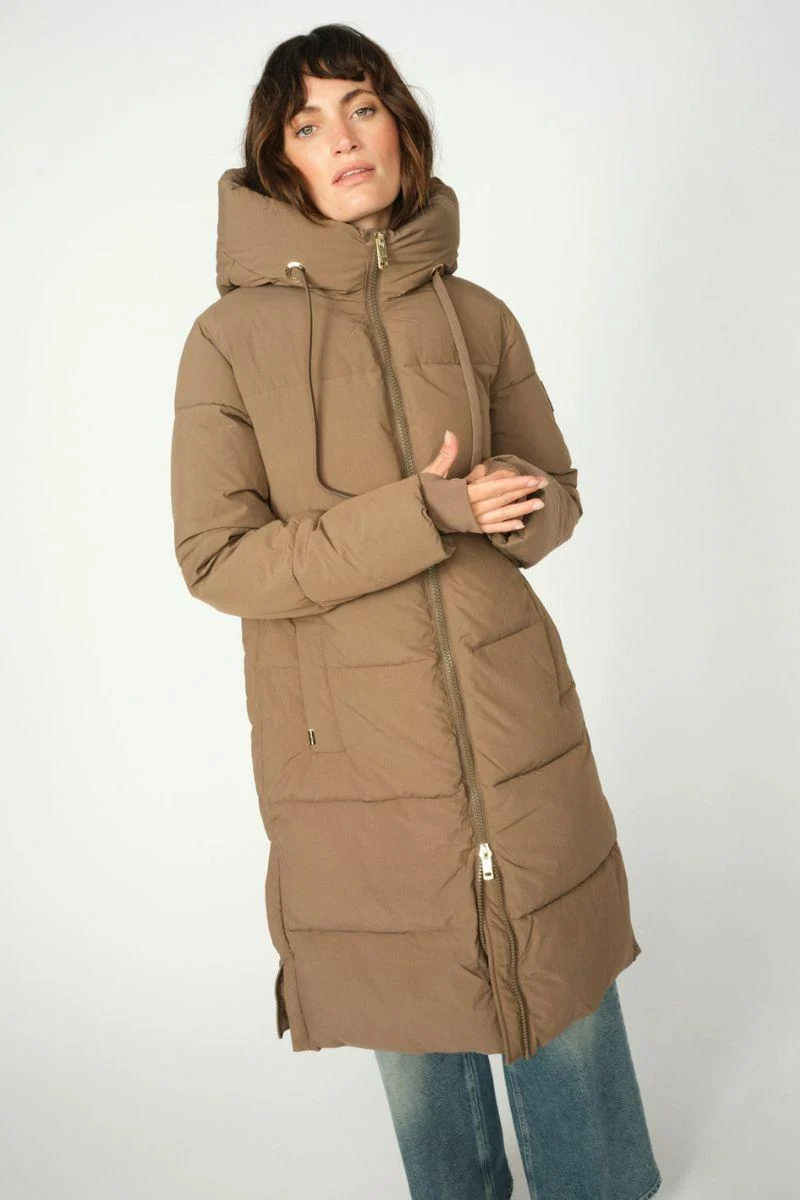 Ollie Terma Long Coat | Chocolate Chip | Jakke fra Mos Mosh