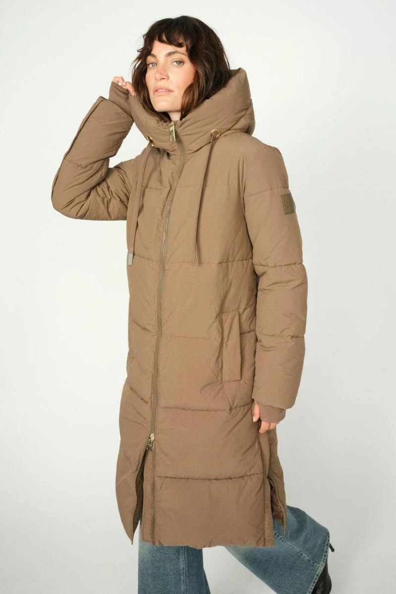 Ollie Terma Long Coat | Chocolate Chip | Jakke fra Mos Mosh