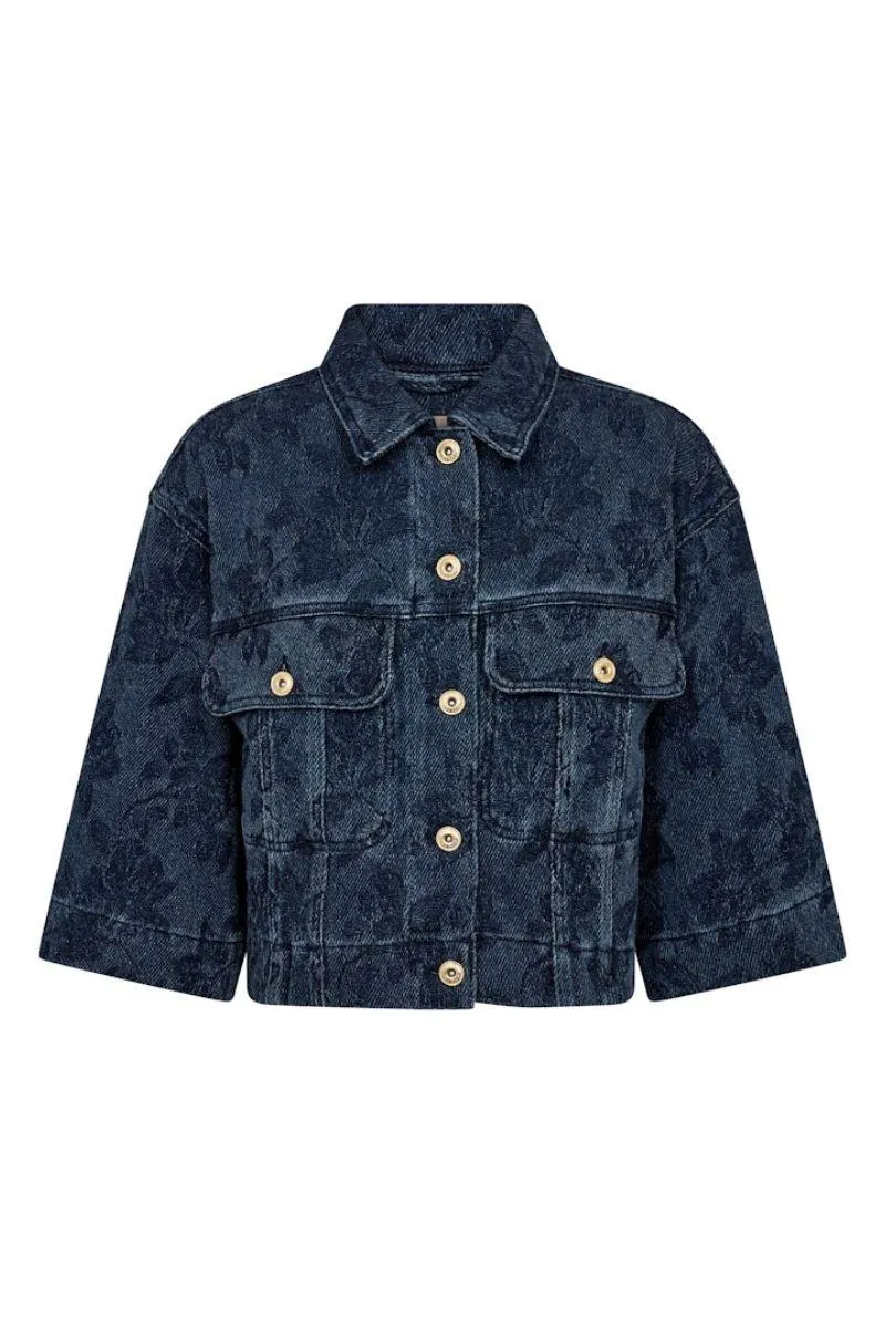 Penn Floret Jacket | Blue | Jakke fra Mos Mosh