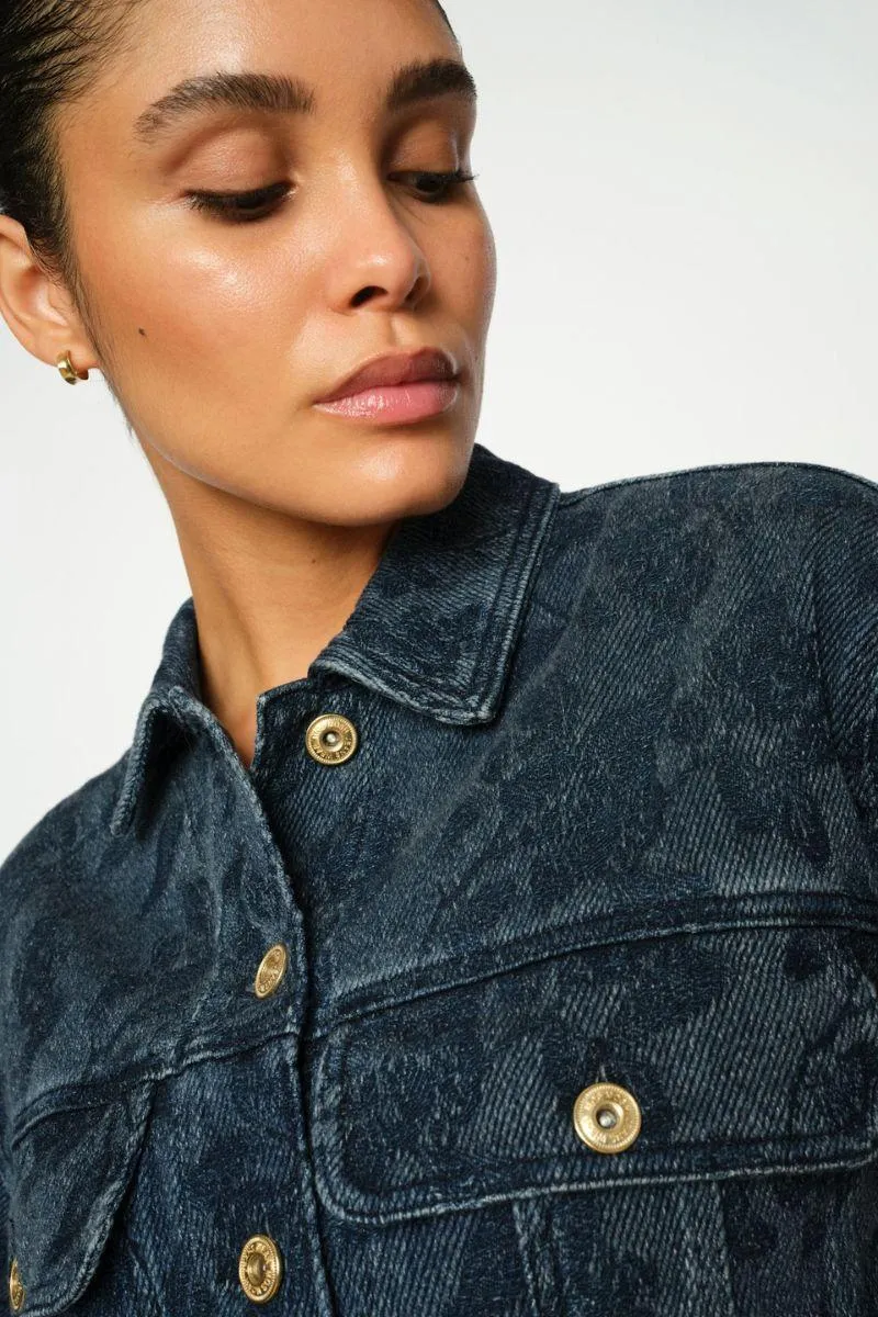 Penn Floret Jacket | Blue | Jakke fra Mos Mosh
