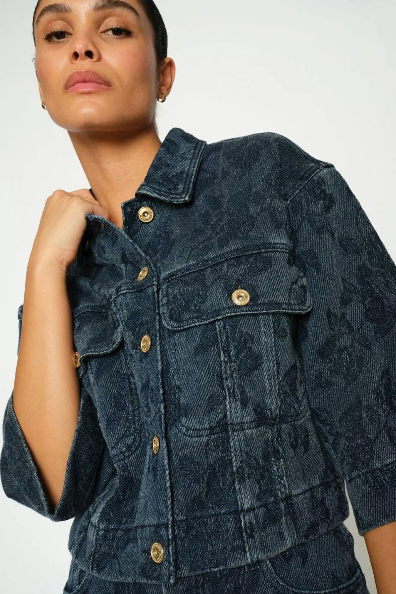 Penn Floret Jacket | Blue | Jakke fra Mos Mosh