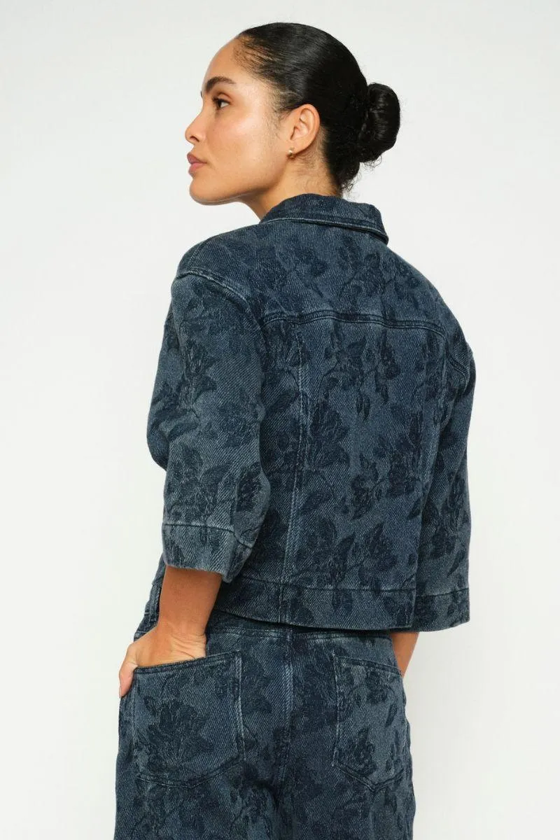 Penn Floret Jacket | Blue | Jakke fra Mos Mosh