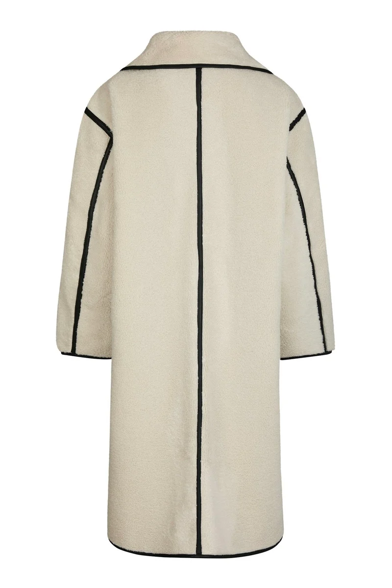 Carmen Teddy Coat | Ivory | Jakke fra Neo Noir
