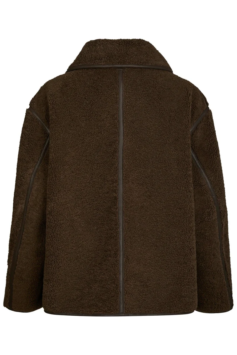 Edmund Teddy Jacket | Dark Brown | Jakke fra Neo Noir