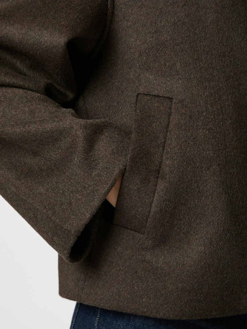 Hamra Wool Jacket | Chocolate Brown | Jakke fra Neo Noir