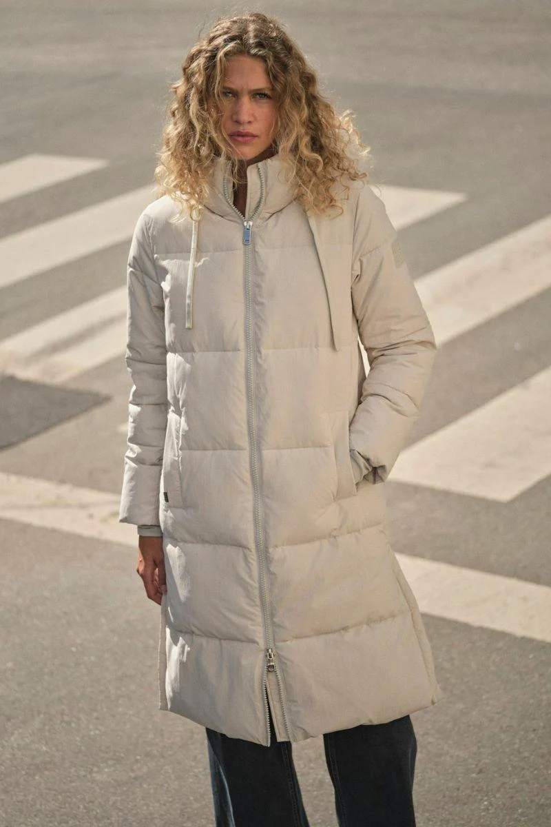 Ollie Terma Long Coat | Glacier Gray | Jakke fra Mos Mosh