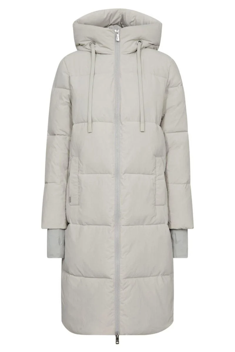 Ollie Terma Long Coat | Glacier Gray | Jakke fra Mos Mosh