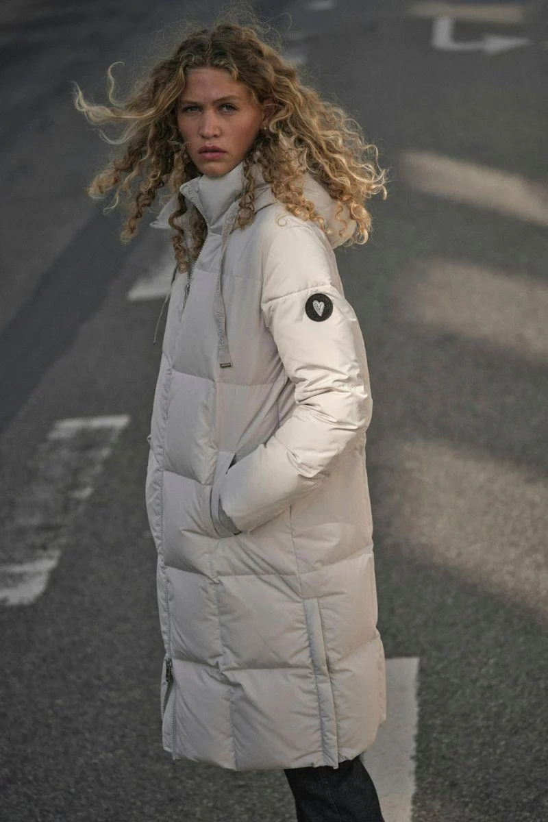 Ollie Terma Long Coat | Glacier Gray | Jakke fra Mos Mosh