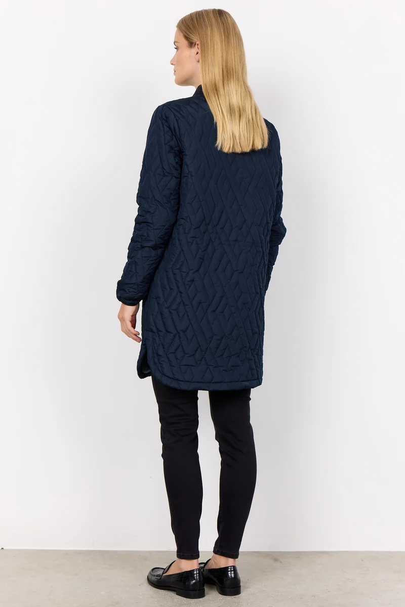 Lola Quilt Jacket | Blå | Jakke fra French Laundry