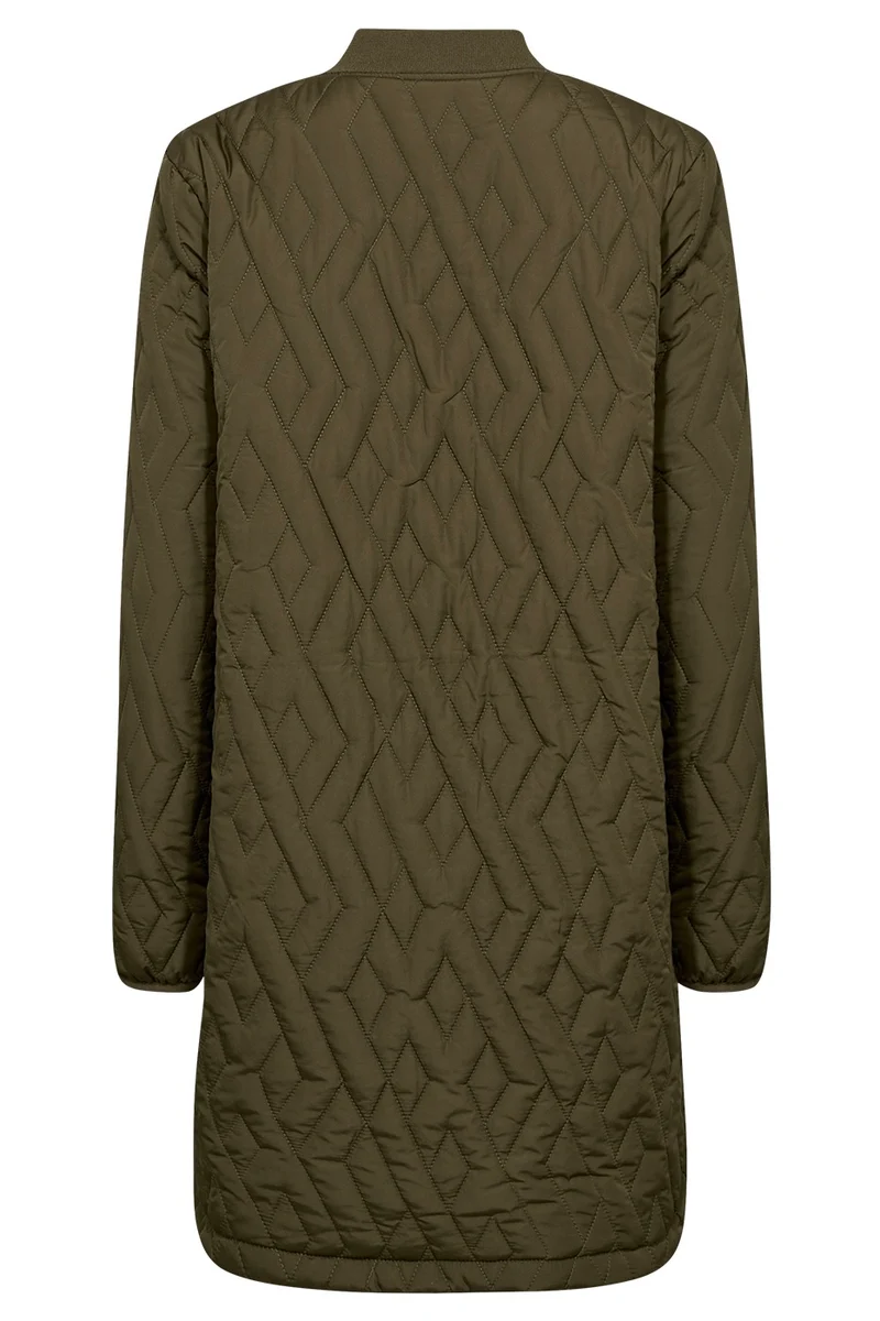 Lola Quilt Jacket | Army | Jakke fra French Laundry