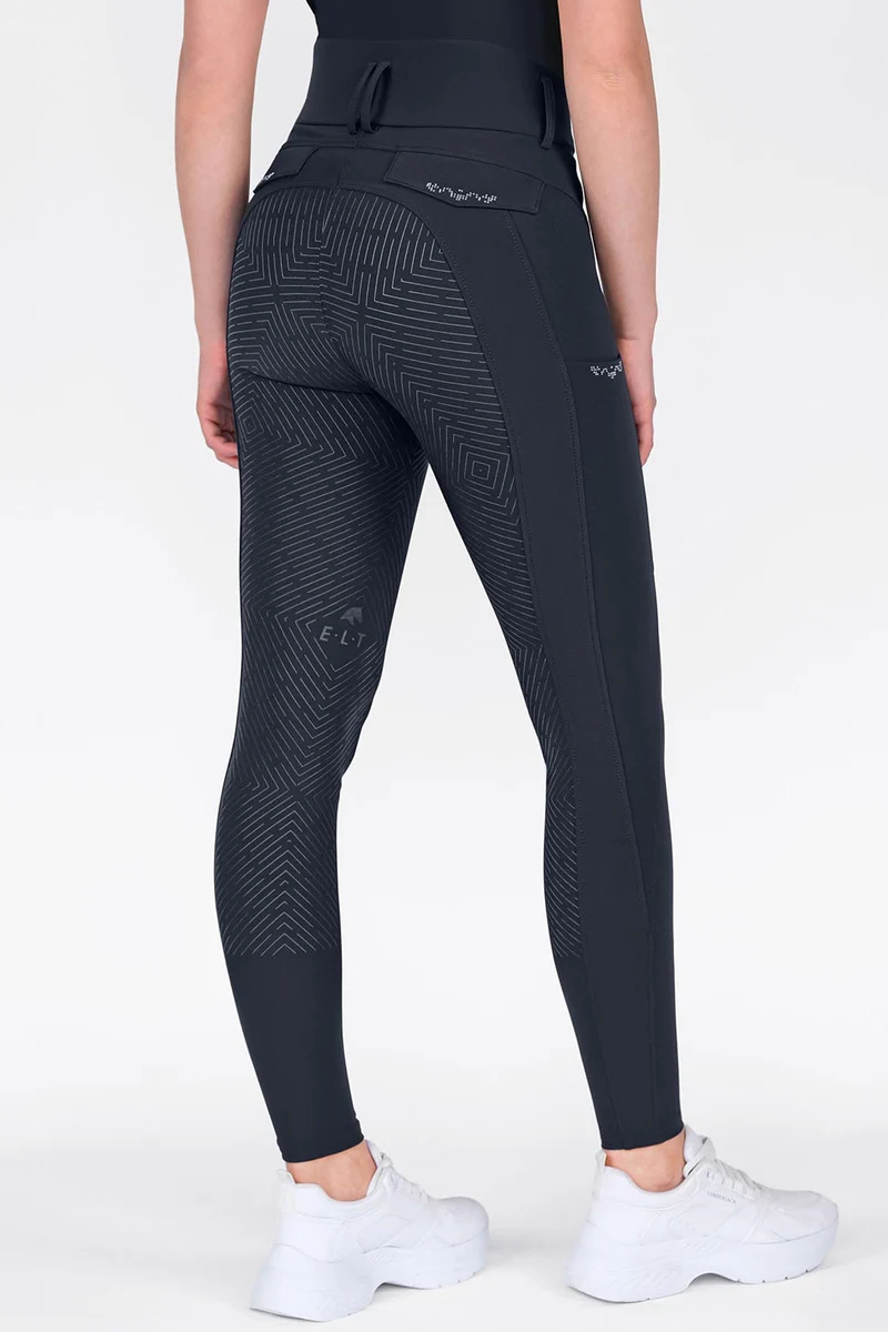 Comfort Ride Glam Damen Reithose mit Vollbesatz Deepblue 36