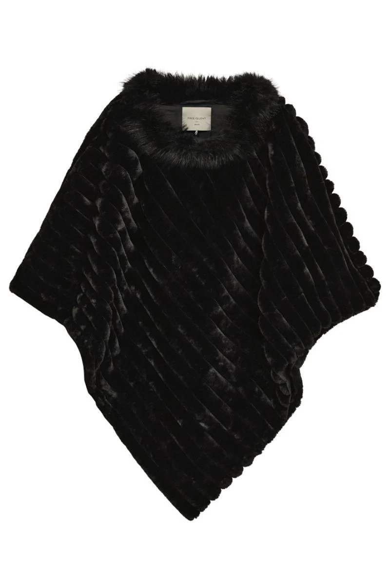 Kokan Cape 206734 | Black W. Black | Jakke fra Freequent
