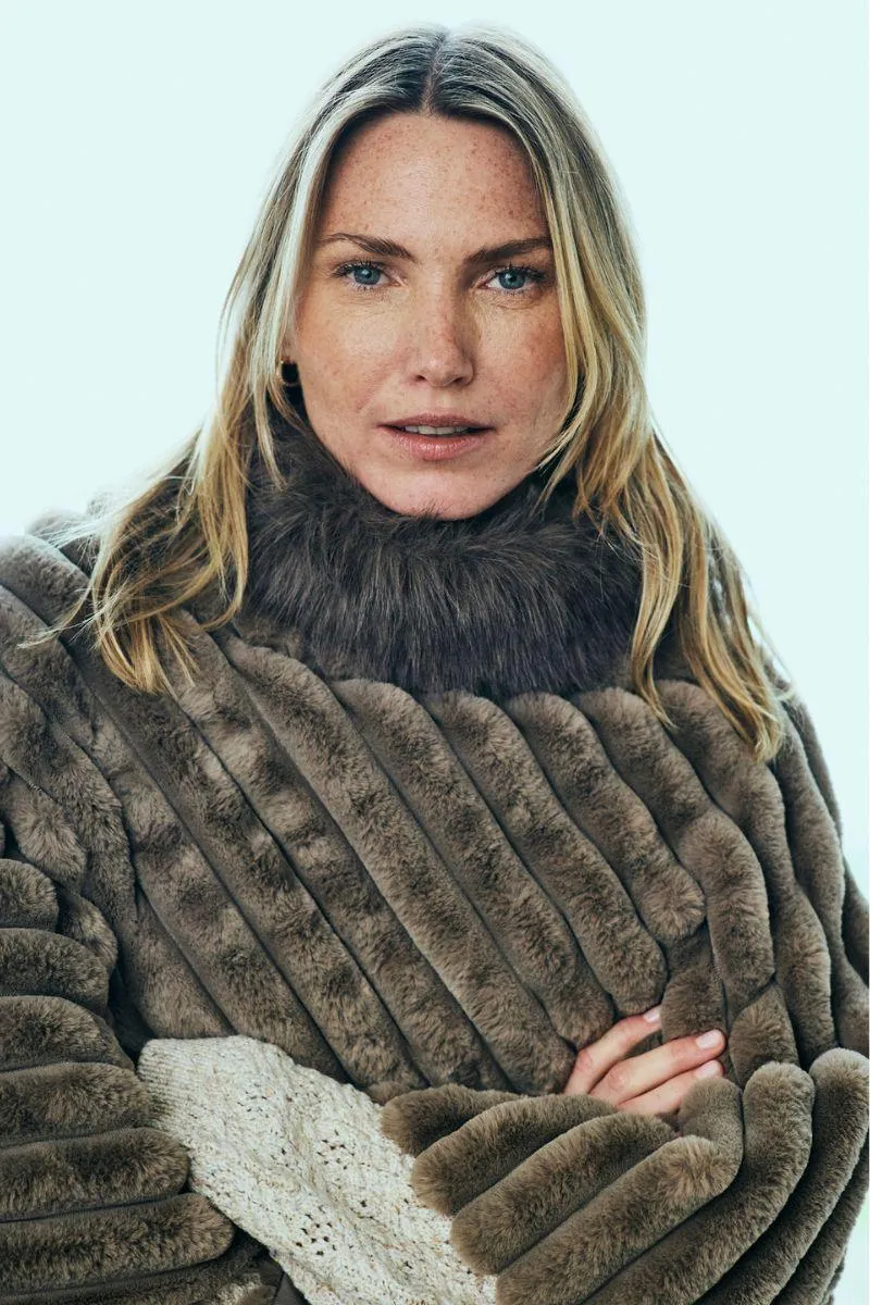 Kokan Cape 206734 | Desert Taupe W. Morel | Jakke fra Freequent