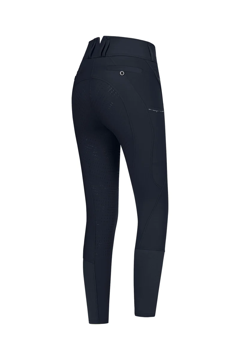 Mathilda Glam Damen High-Waist Reithose Deepblue 38