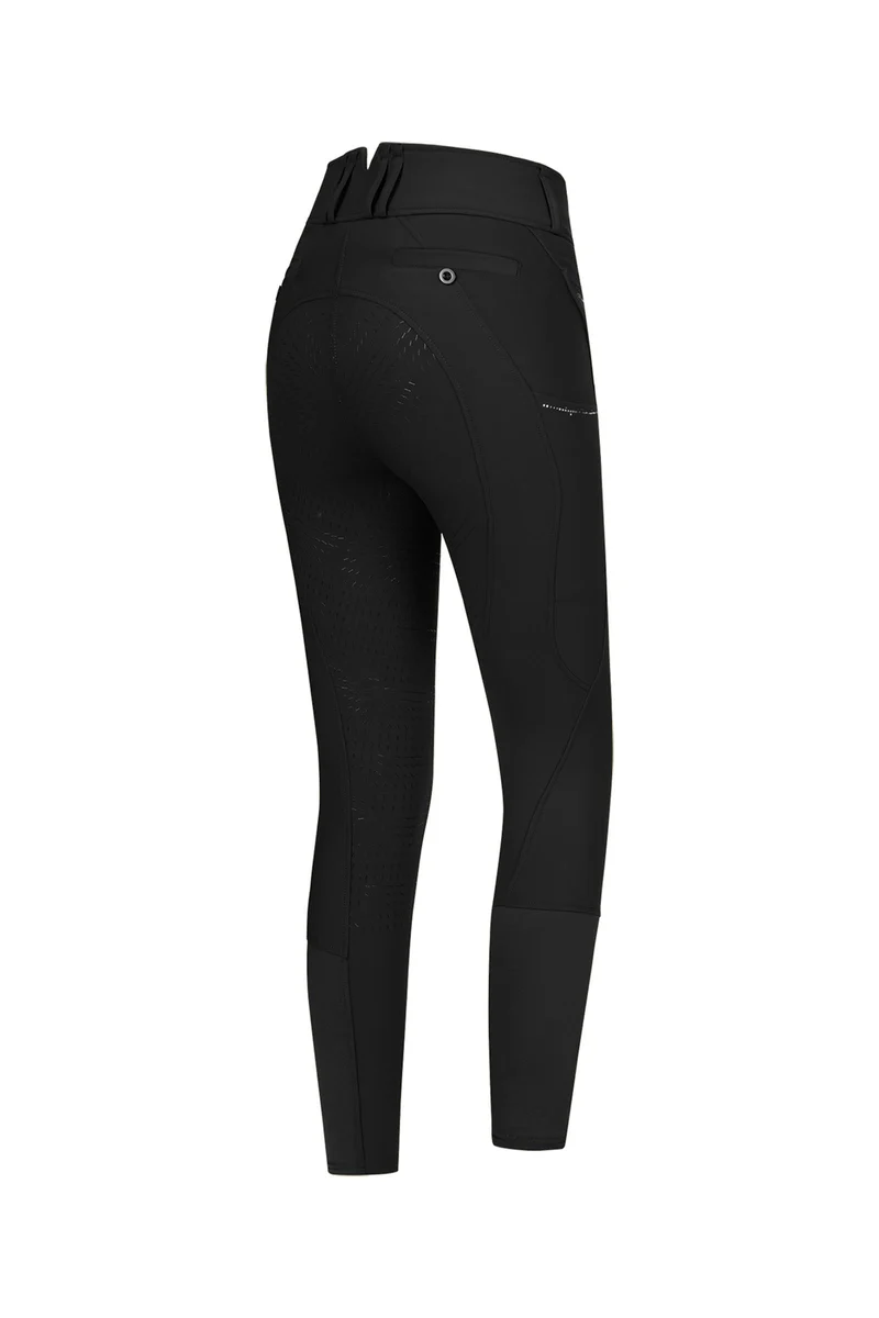 Mathilda Glam Damen High-Waist Reithose Black 36
