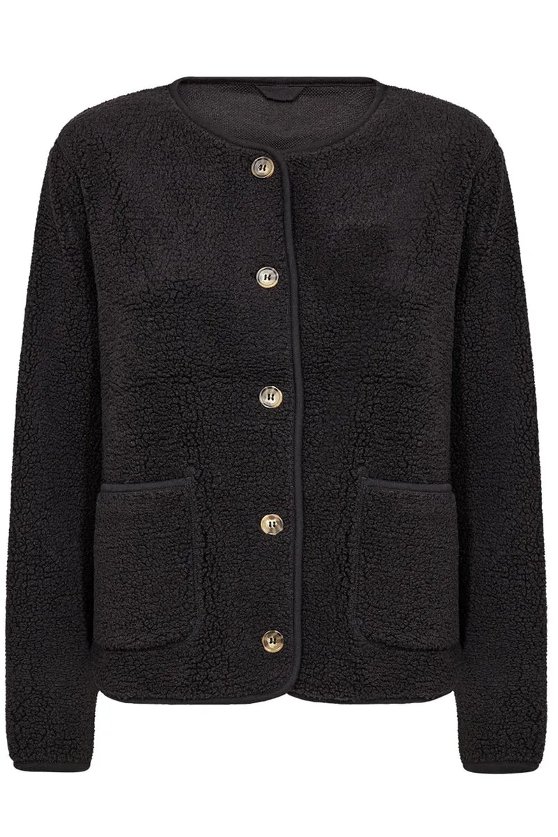 Ada Teddy Jacket | Sort | Jakke fra French Laundry