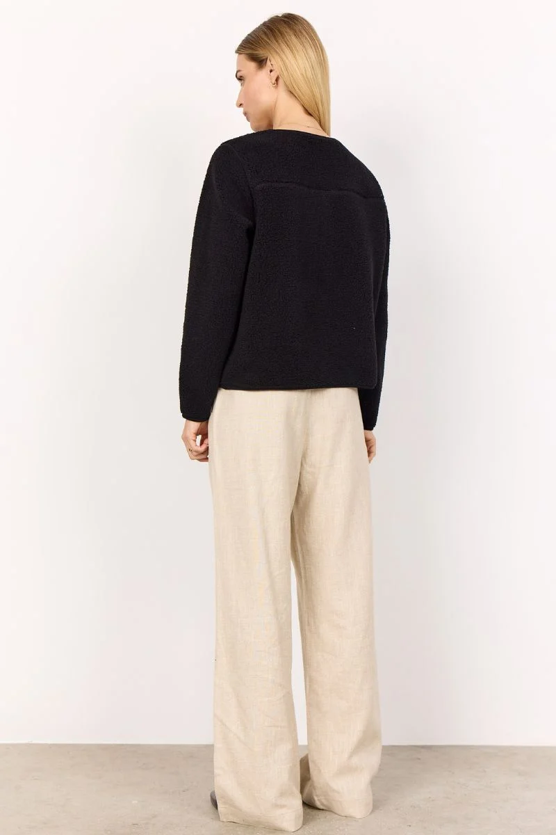 Ada Teddy Jacket | Sort | Jakke fra French Laundry
