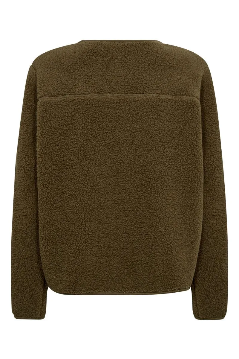 Ada Teddy Jacket | Army | Jakke fra French Laundry