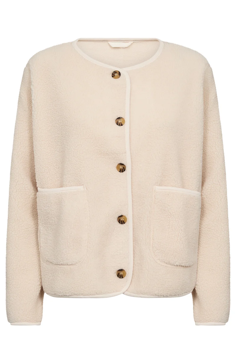 Ada Teddy Jacket | Creme | Jakke fra French Laundry