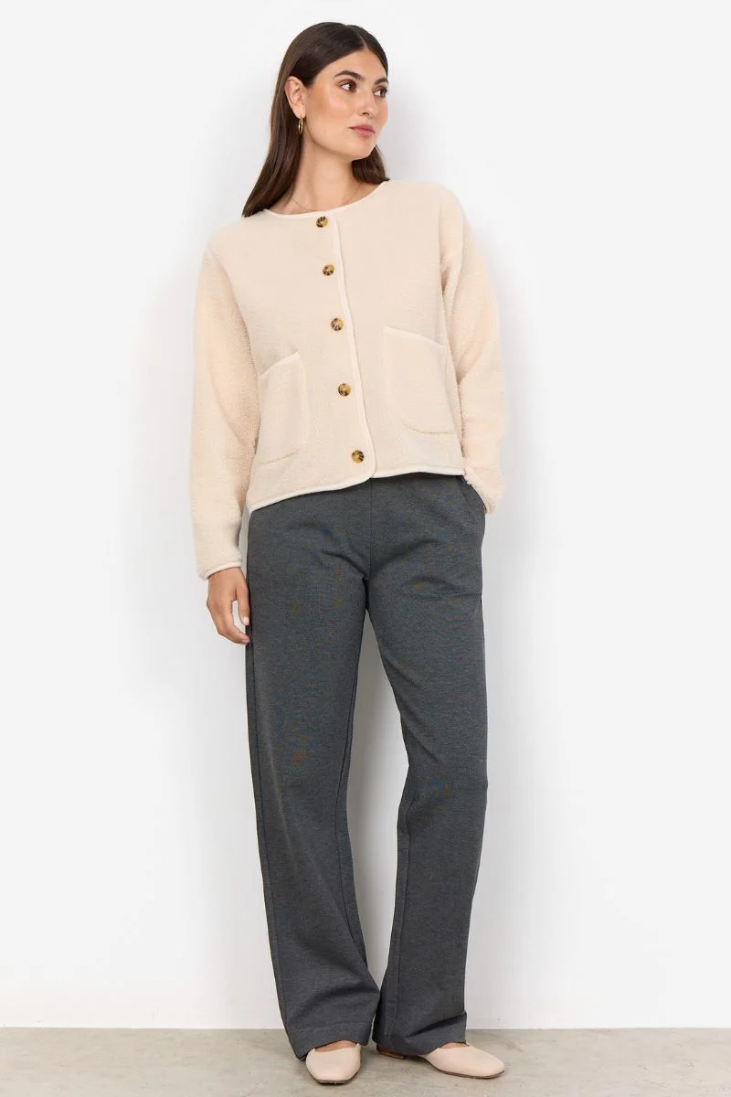 Ada Teddy Jacket | Creme | Jakke fra French Laundry