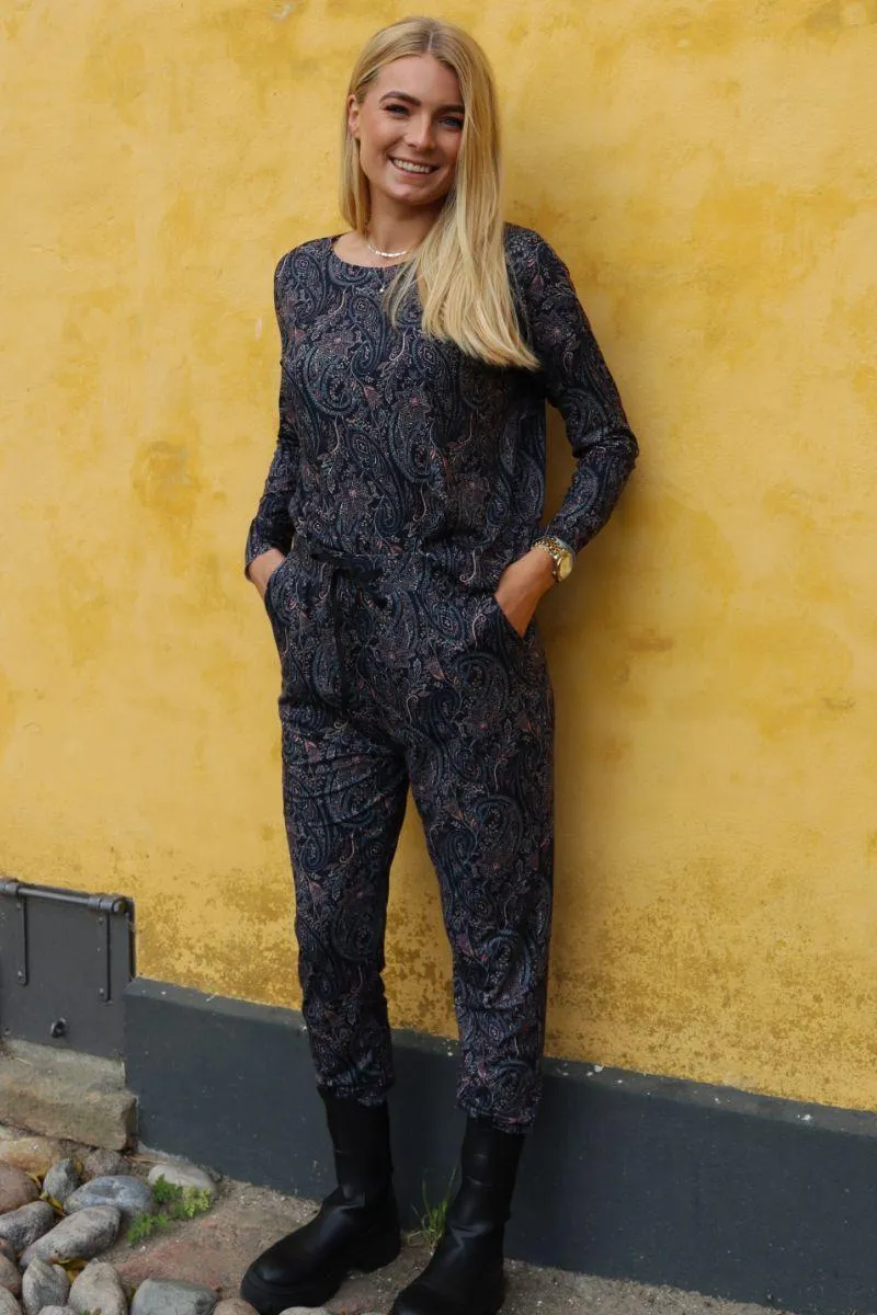 Alma Ls Top | Night Sky Paisley | Top fra Liberté
