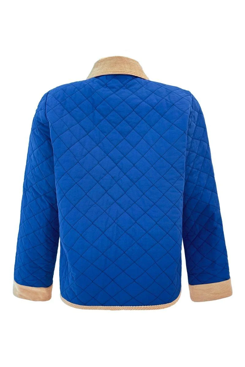 Mimi Quilt Corduroy Jacket | Navy Sand | Jakke fra Liberté