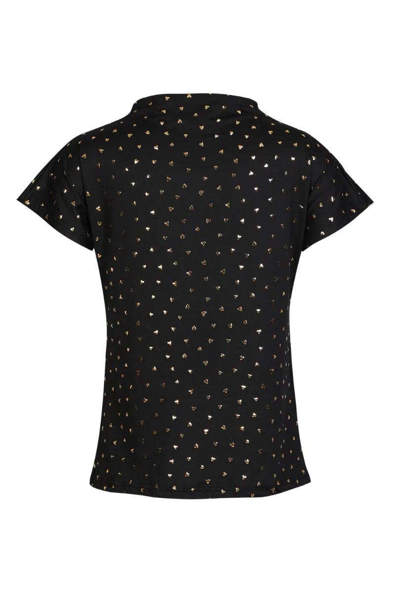 Alma Top | Black Gold Heart | Top fra Liberté