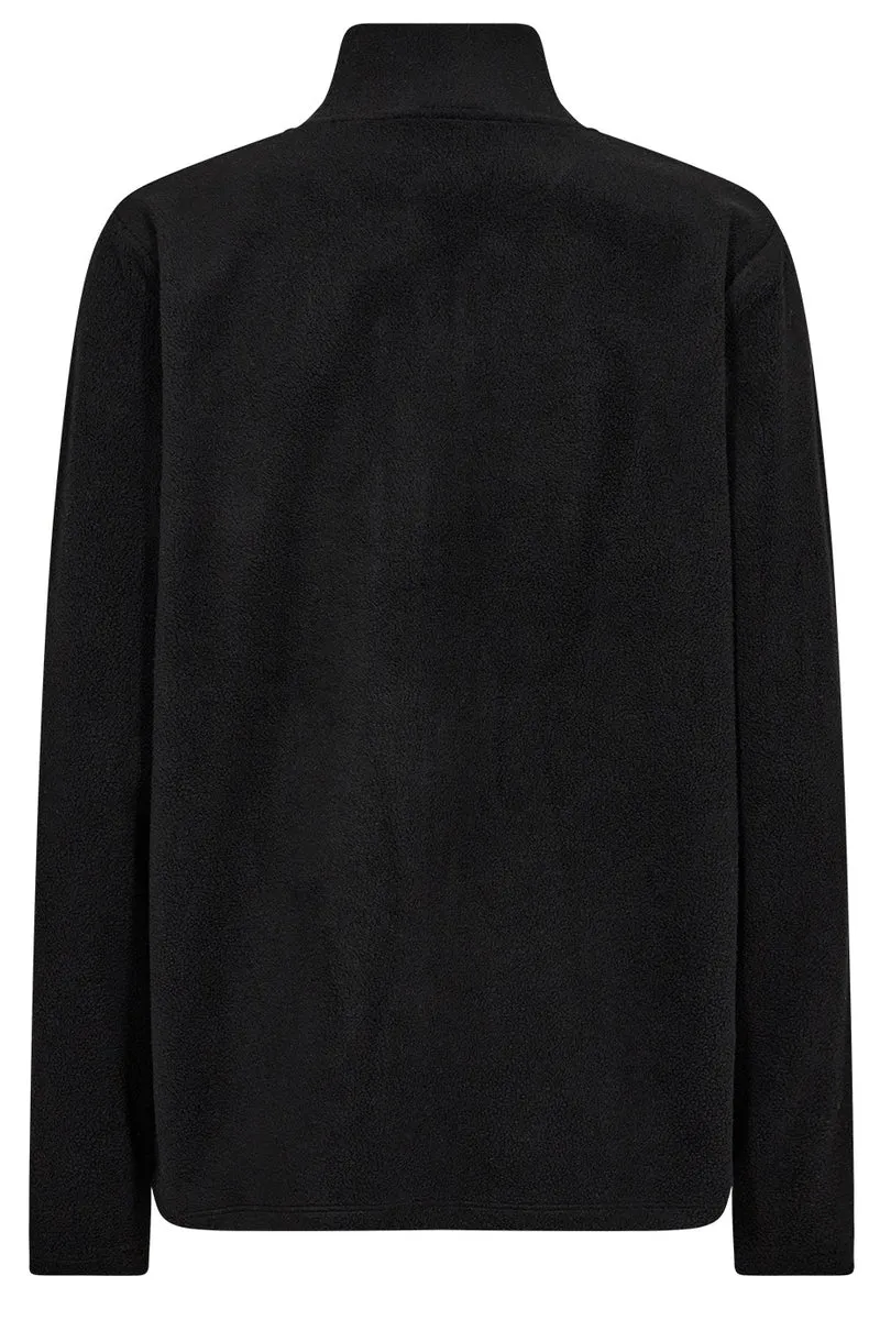 Carrow Fleece Jacket | Sort | Jakke fra French Laundry