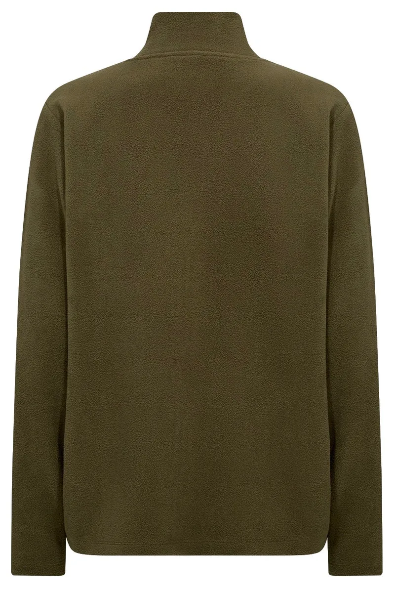 Carrow Fleece Jacket | Army | Jakke fra French Laundry
