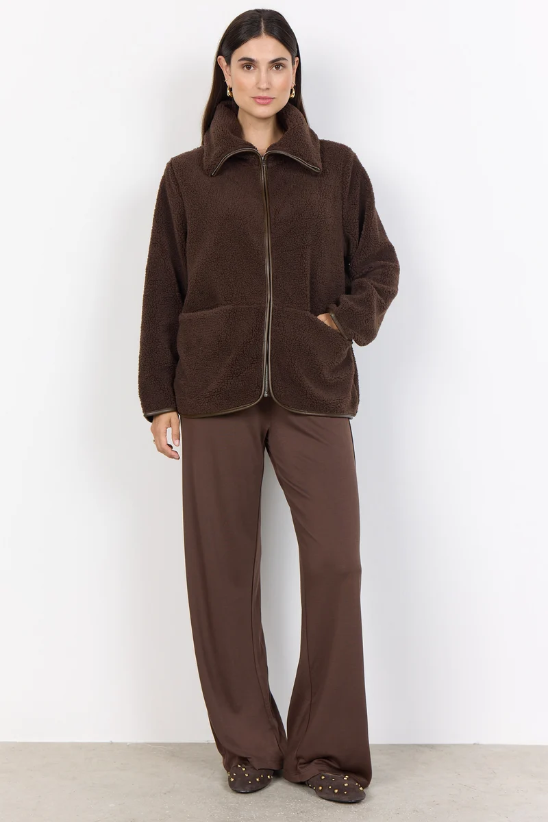 Bamie Teddy Zip | Brun | Jakke fra French Laundry