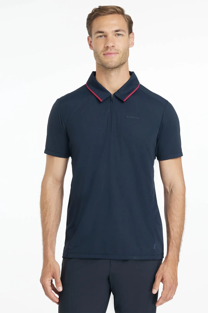 Herren Performance Poloshirt Navy M