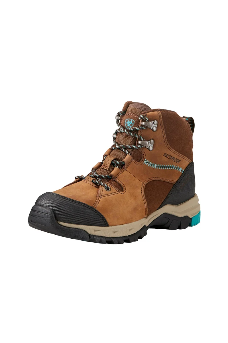 Skyline Mid H2O Damen wasserdichte Halbstiefel mit Schnürung Distressed Brown 36,5