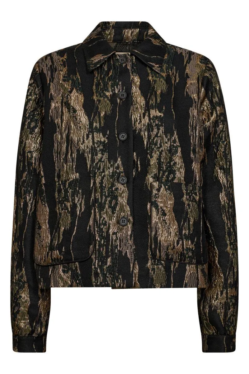 Saige Mouflage Jacket | Black | Jakke fra Mos Mosh