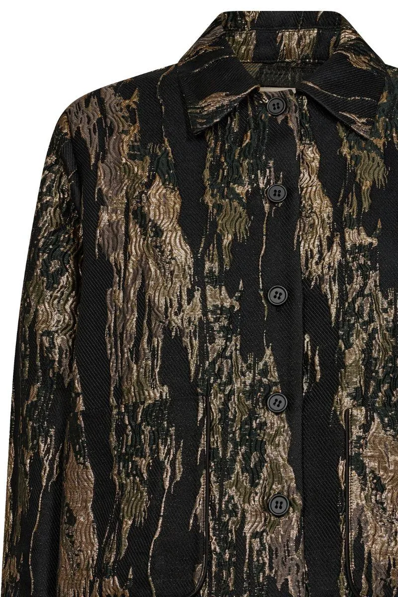 Saige Mouflage Jacket | Black | Jakke fra Mos Mosh