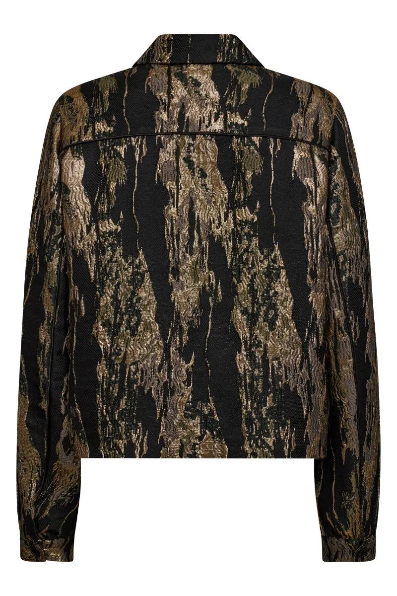 Saige Mouflage Jacket | Black | Jakke fra Mos Mosh