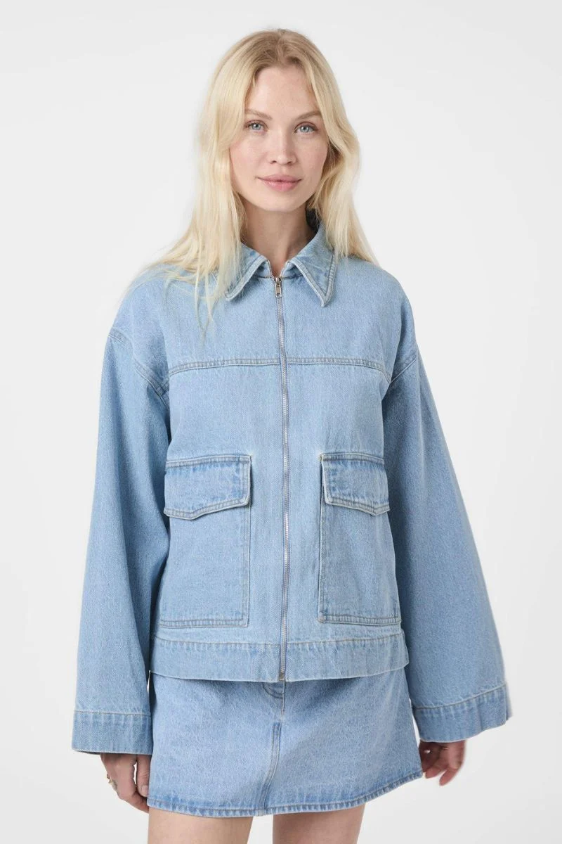 Titan Denim Jacket | Light Blue | Jakke fra Neo Noir