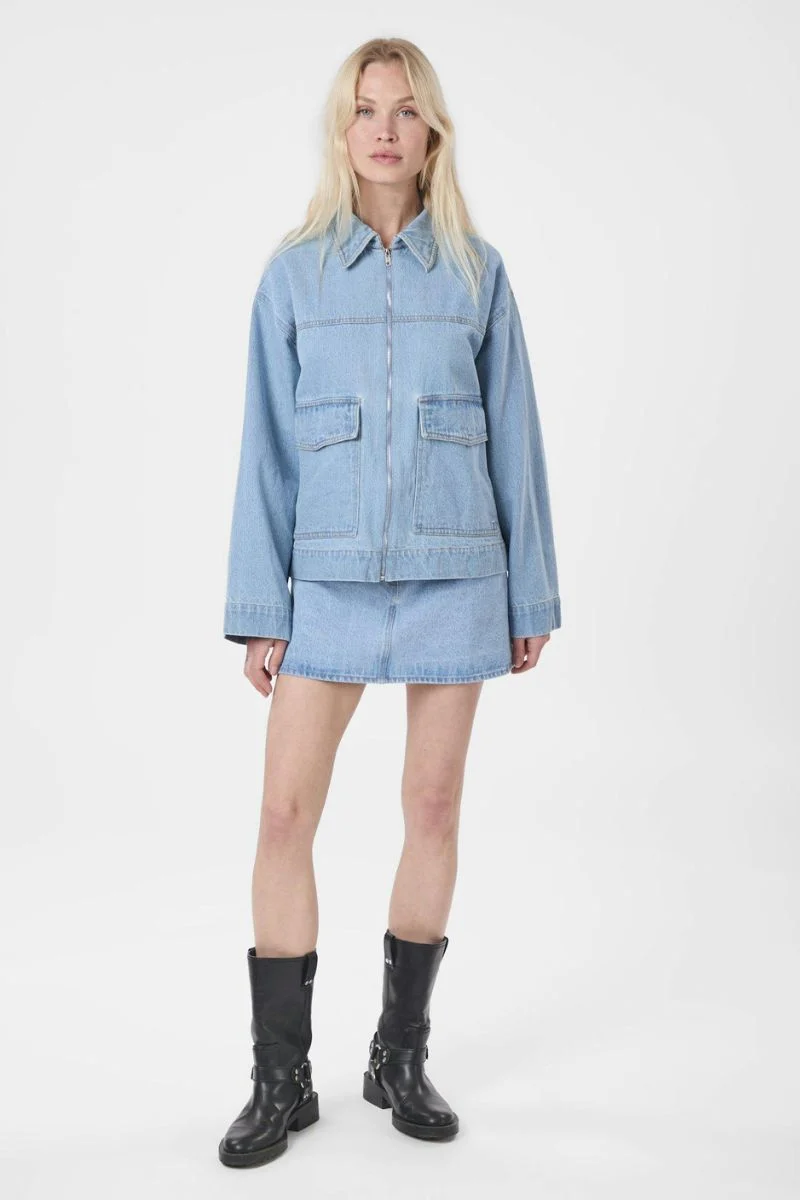 Titan Denim Jacket | Light Blue | Jakke fra Neo Noir