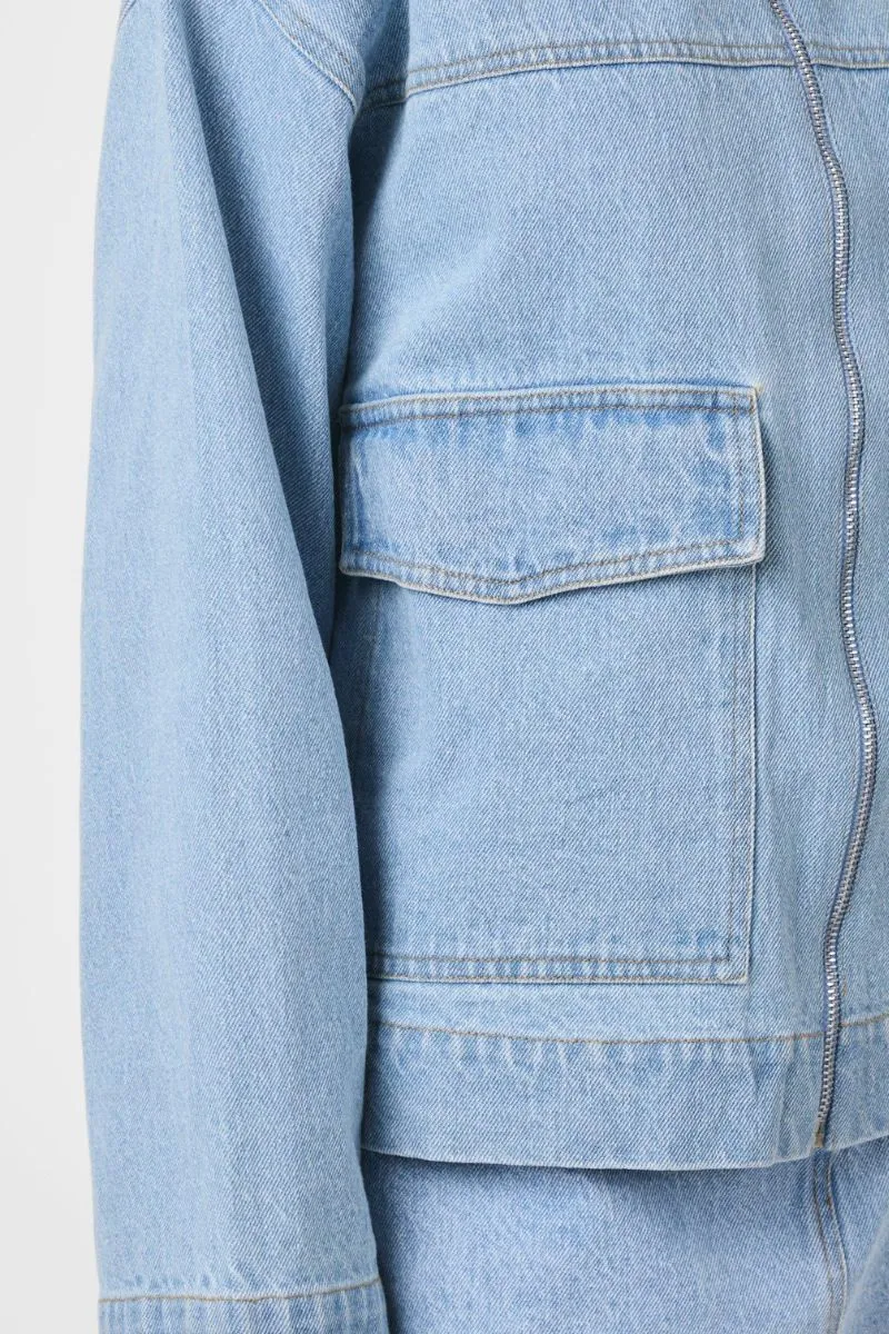 Titan Denim Jacket | Light Blue | Jakke fra Neo Noir