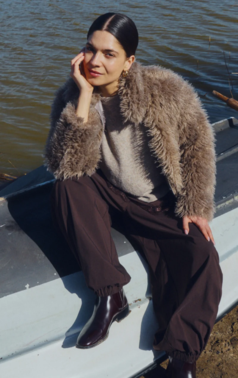 Fine Jacket 207094 | Desert Taupe | Jakke fra Freequent