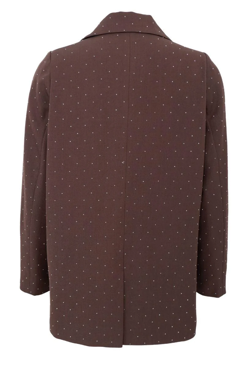 Diamond Blazer | Coffee | Jakke fra Black Colour