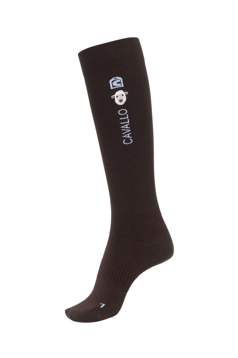CAVALSCOTTIE Socken Café Noir 35-38