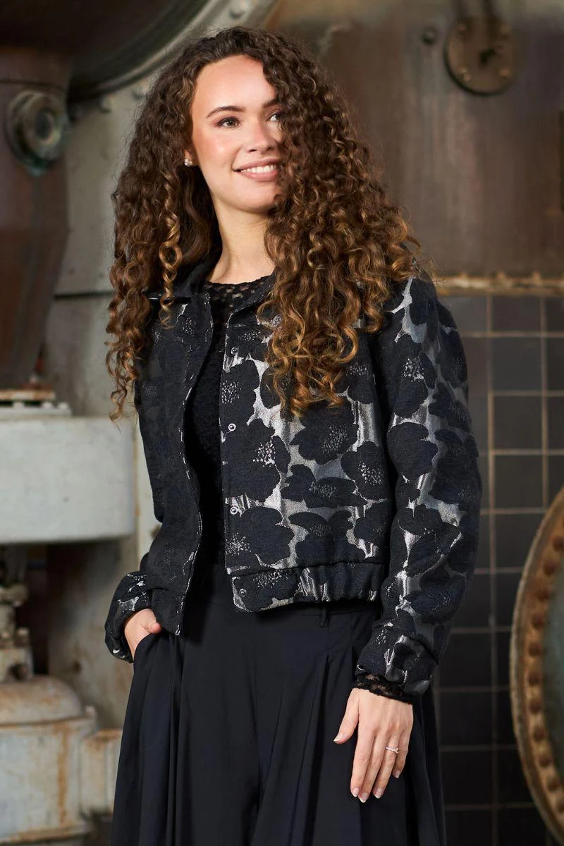 Jackie Bomber Jacket | Gun | Jakke fra Black Colour