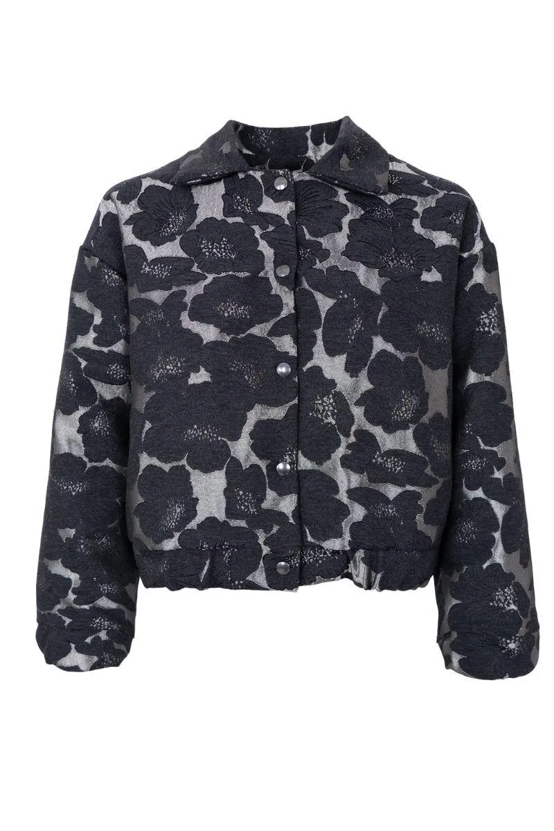 Jackie Bomber Jacket | Gun | Jakke fra Black Colour