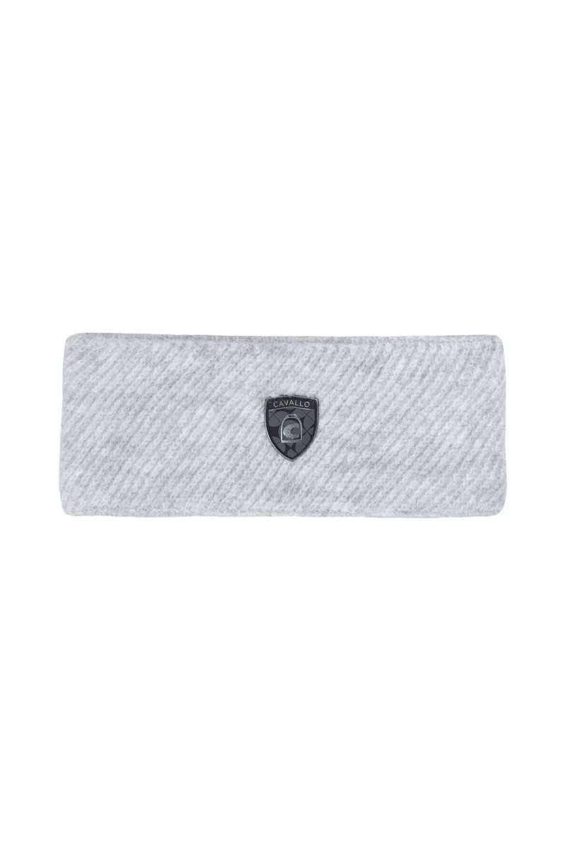 CAVALDULCY Strickstirnband Grey Melange Einheitsgröße