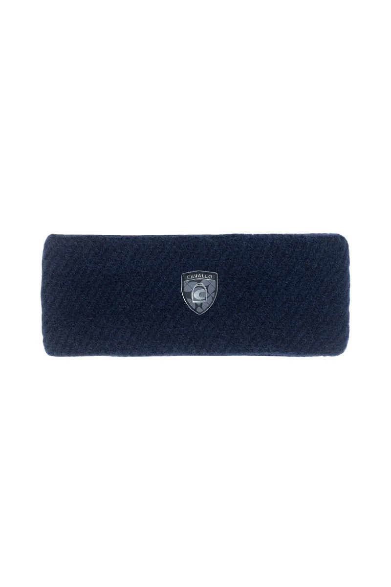 CAVALDULCY Strickstirnband Darkblue Melange Einheitsgröße